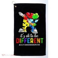 Autism Awareness Acceptance Kid Boy Its Ok To Be Different Golf Towel thumb 0