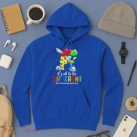 Autism Awareness Acceptance Kid Boy Its Ok To Be Different Hoodie thumb 3