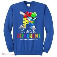 Autism Awareness Acceptance Kid Boy Its Ok To Be Different Sweatshirt thumb 0