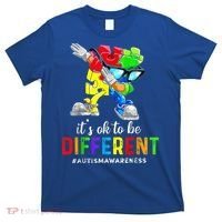 Autism Awareness Acceptance Kid Boy Its Ok To Be Different T-Shirt thumb 0