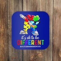 Autism Awareness Acceptance Kid Boy Its Ok To Be Different Coaster thumb 0