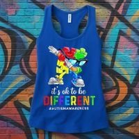 Autism Awareness Acceptance Kid Boy Its Ok To Be Different Women's Tank Top thumb 3