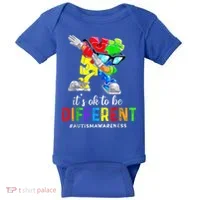 Autism Awareness Acceptance Kid Boy Its Ok To Be Different Baby Bodysuit thumb 0