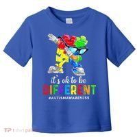 Autism Awareness Acceptance Kid Boy Its Ok To Be Different Toddler T-Shirt thumb 0