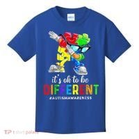 Autism Awareness Acceptance Kid Boy Its Ok To Be Different Kids T-Shirt thumb 0
