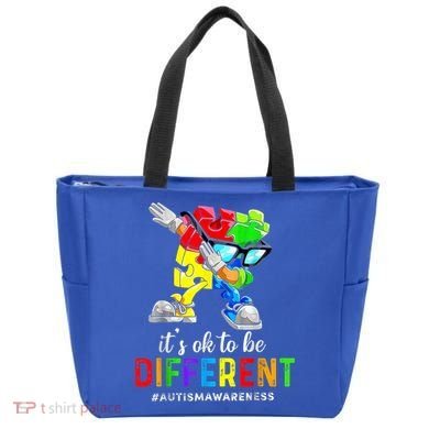 Autism Awareness Acceptance Kid Boy Its Ok To Be Different Tote Bag