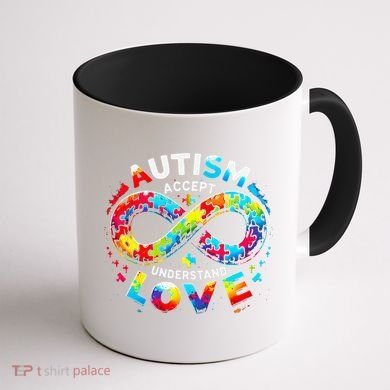 Autism Awareness Accept Understand Love Asd Support Autistic Coffee Mug back