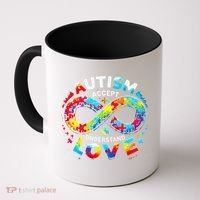 Autism Awareness Accept Understand Love Asd Support Autistic Coffee Mug thumb 0