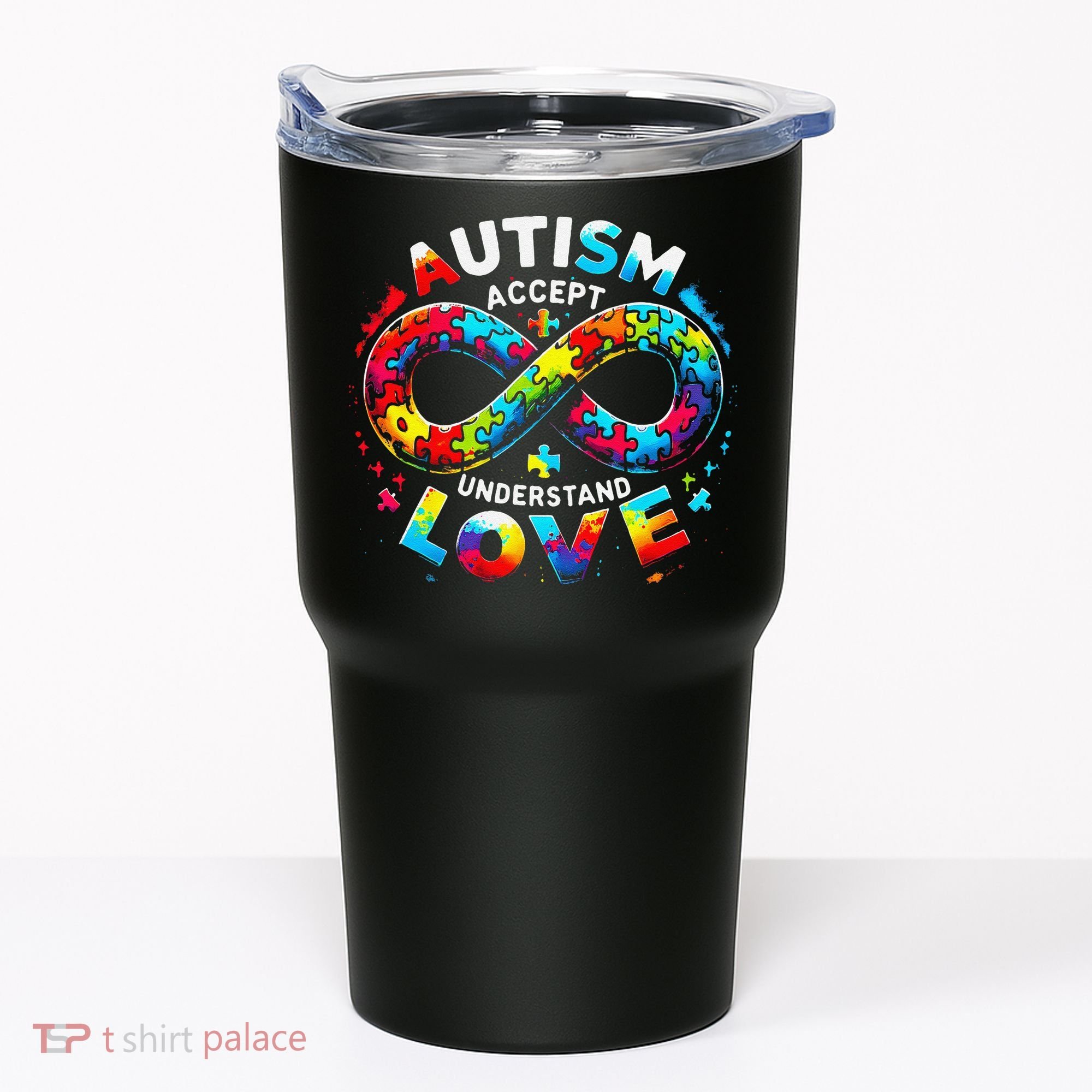 Autism Awareness Accept Understand Love Asd Support Autistic Tumbler