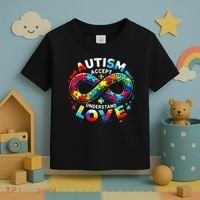 Autism Awareness Accept Understand Love Asd Support Autistic Toddler T-Shirt thumb 3