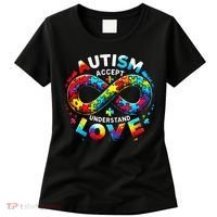 Autism Awareness Accept Understand Love Asd Support Autistic Women's T-Shirt thumb 0