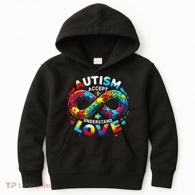 Autism Awareness Accept Understand Love Asd Support Autistic Kids Hoodie