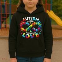Autism Awareness Accept Understand Love Asd Support Autistic Kids Hoodie thumb 3