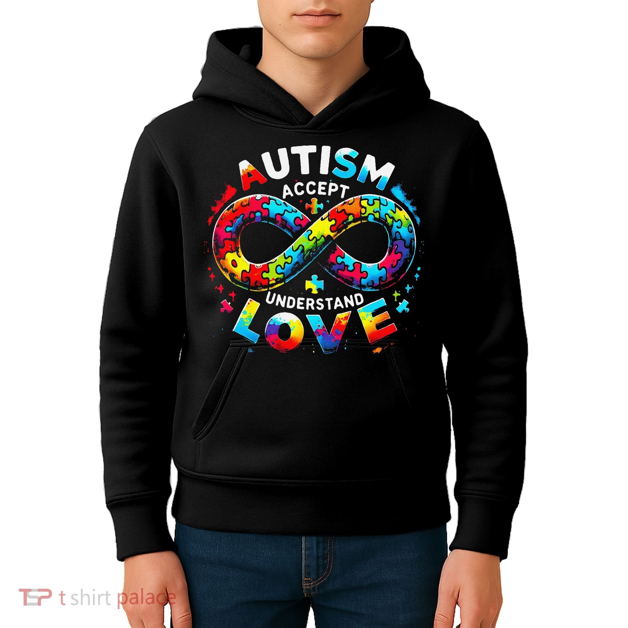 Autism Awareness Accept Understand Love Asd Support Autistic Kids Hoodie