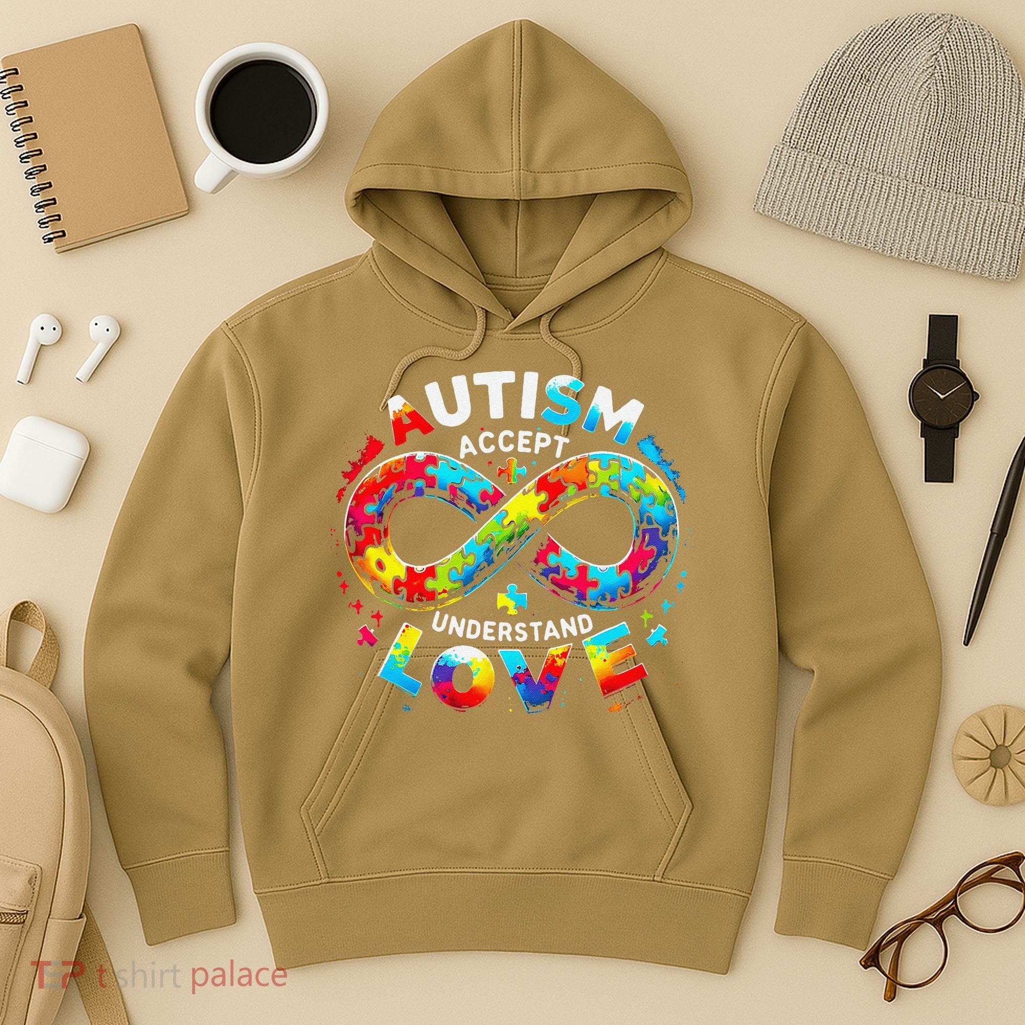 Autism Awareness Accept Understand Love Asd Support Autistic Hoodie