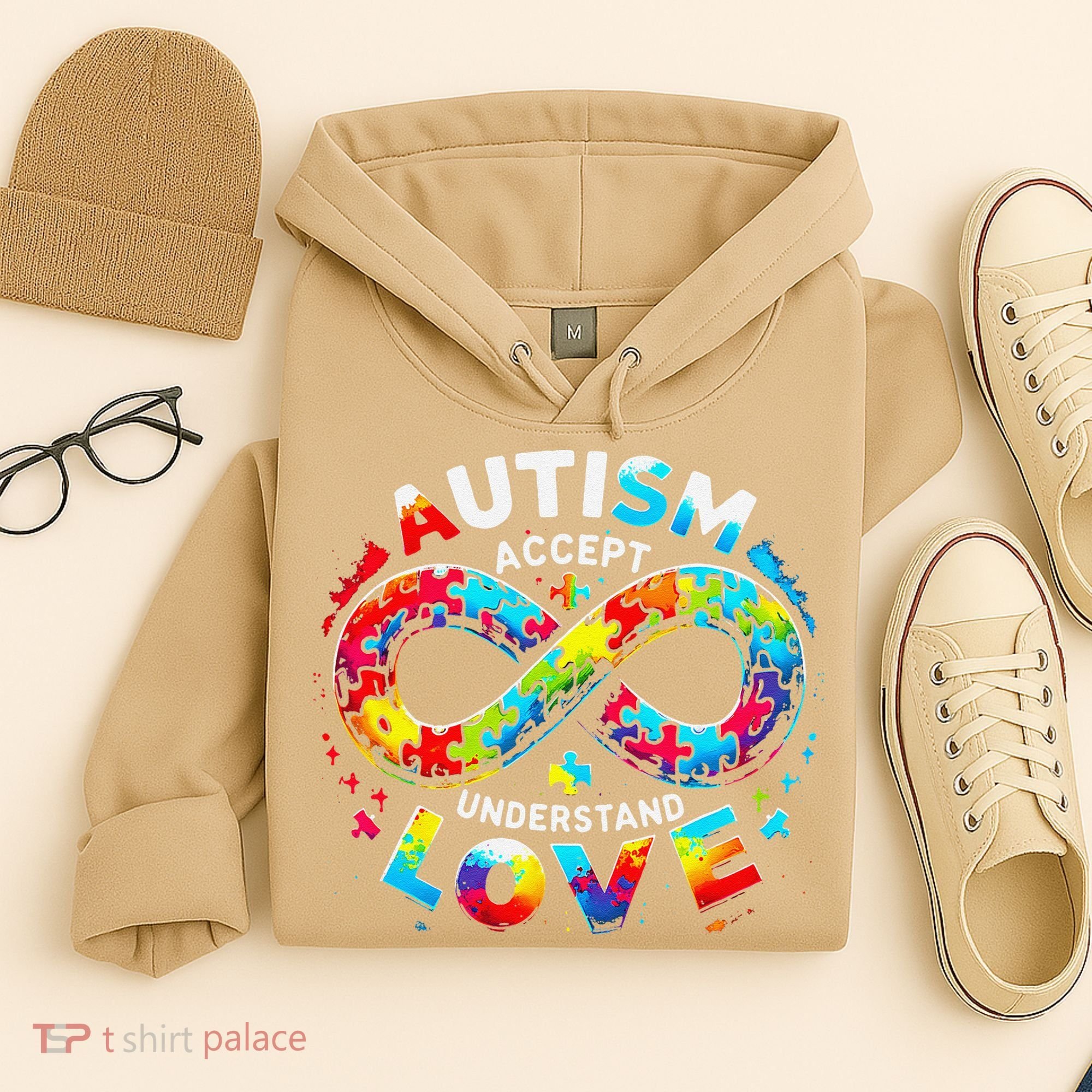 Autism Awareness Accept Understand Love Asd Support Autistic Hoodie