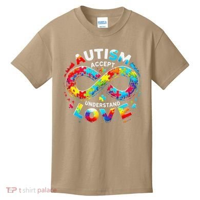 Autism Awareness Accept Understand Love Asd Support Autistic Kids T-Shirt