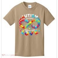 Autism Awareness Accept Understand Love Asd Support Autistic Kids T-Shirt thumb 0
