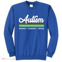 Autism Awareness Acceptance Advocacy Autism Awareness Month Great Gift Sweatshirt thumb 0