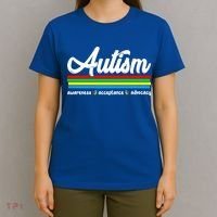 Autism Awareness Acceptance Advocacy Autism Awareness Month Great Gift T-Shirt thumb 4