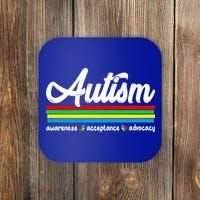 Autism Awareness Acceptance Advocacy Autism Awareness Month Great Gift Coaster thumb 0
