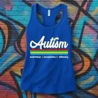 Autism Awareness Acceptance Advocacy Autism Awareness Month Great Gift Women's Tank Top thumb 3