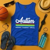 Autism Awareness Acceptance Advocacy Autism Awareness Month Great Gift Tank Top thumb 4