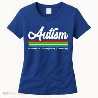 Autism Awareness Acceptance Advocacy Autism Awareness Month Great Gift Women's T-Shirt thumb 0