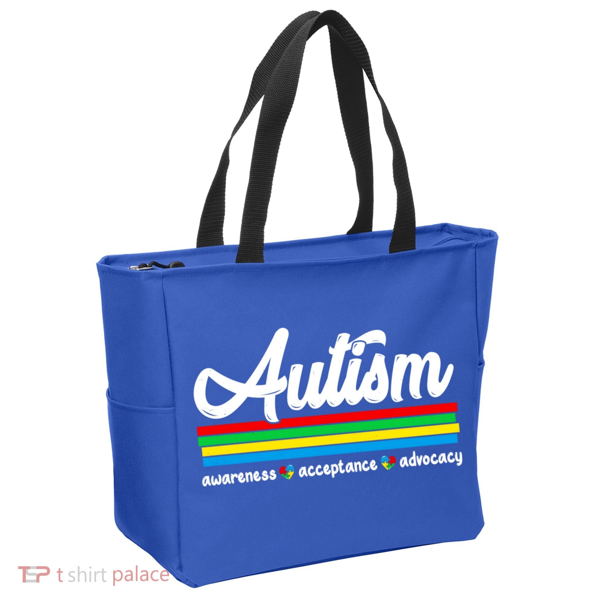 Autism Awareness Acceptance Advocacy Autism Awareness Month Great Gift Tote Bag