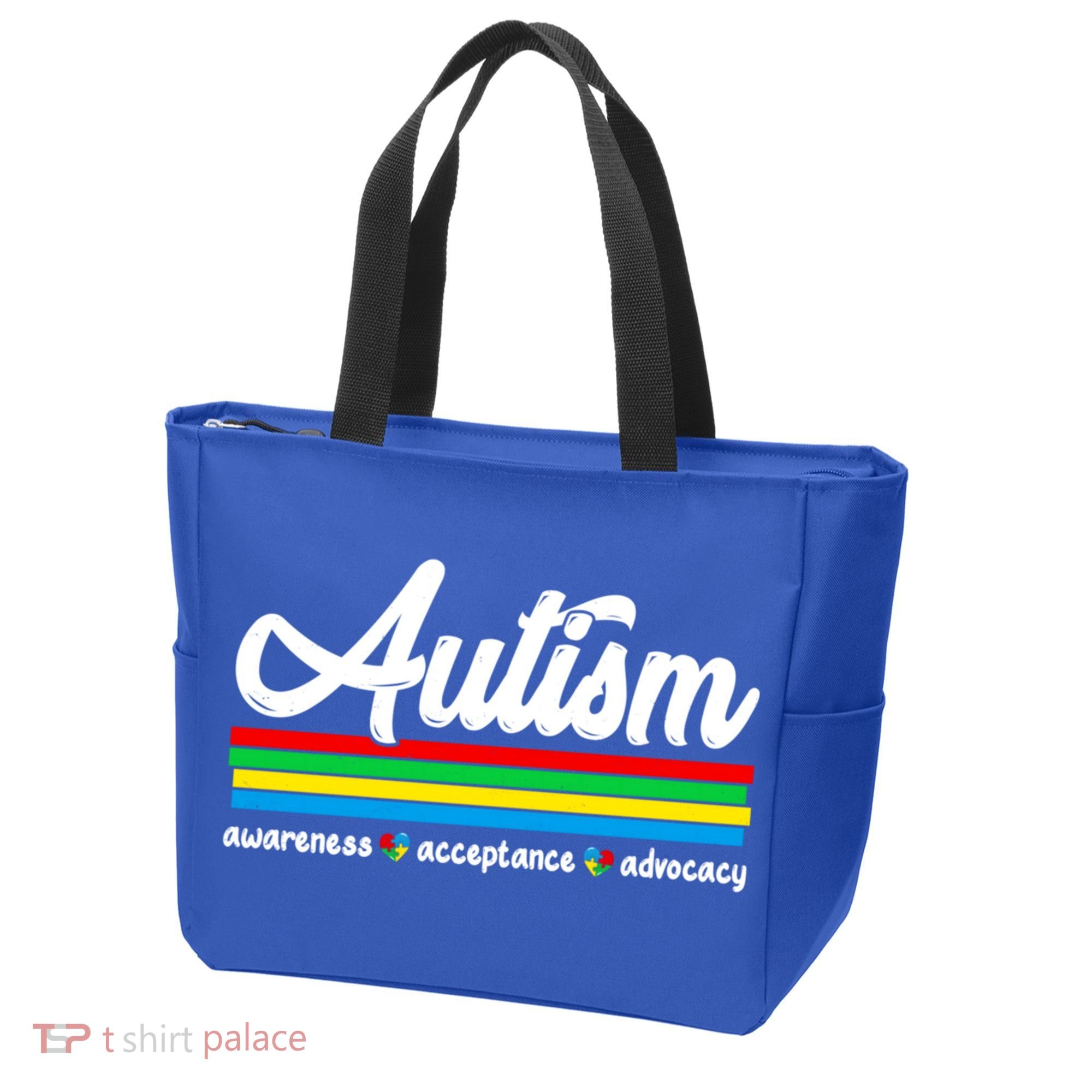 Autism Awareness Acceptance Advocacy Autism Awareness Month Great Gift Tote Bag