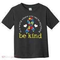 Autism Awareness Be Kind Kindness Ribbon Heart Toddler T-Shirt thumb 0