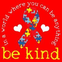 Autism Awareness Be Kind Kindness Ribbon Heart Santa Hat thumb 1