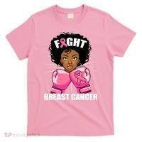 African American Breast Cancer For Women Girls T-Shirt thumb 0