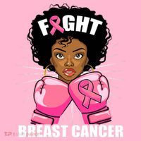 African American Breast Cancer For Women Girls T-Shirt thumb 7