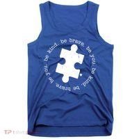 Autism Awareness Be You Quote Tank Top thumb 0