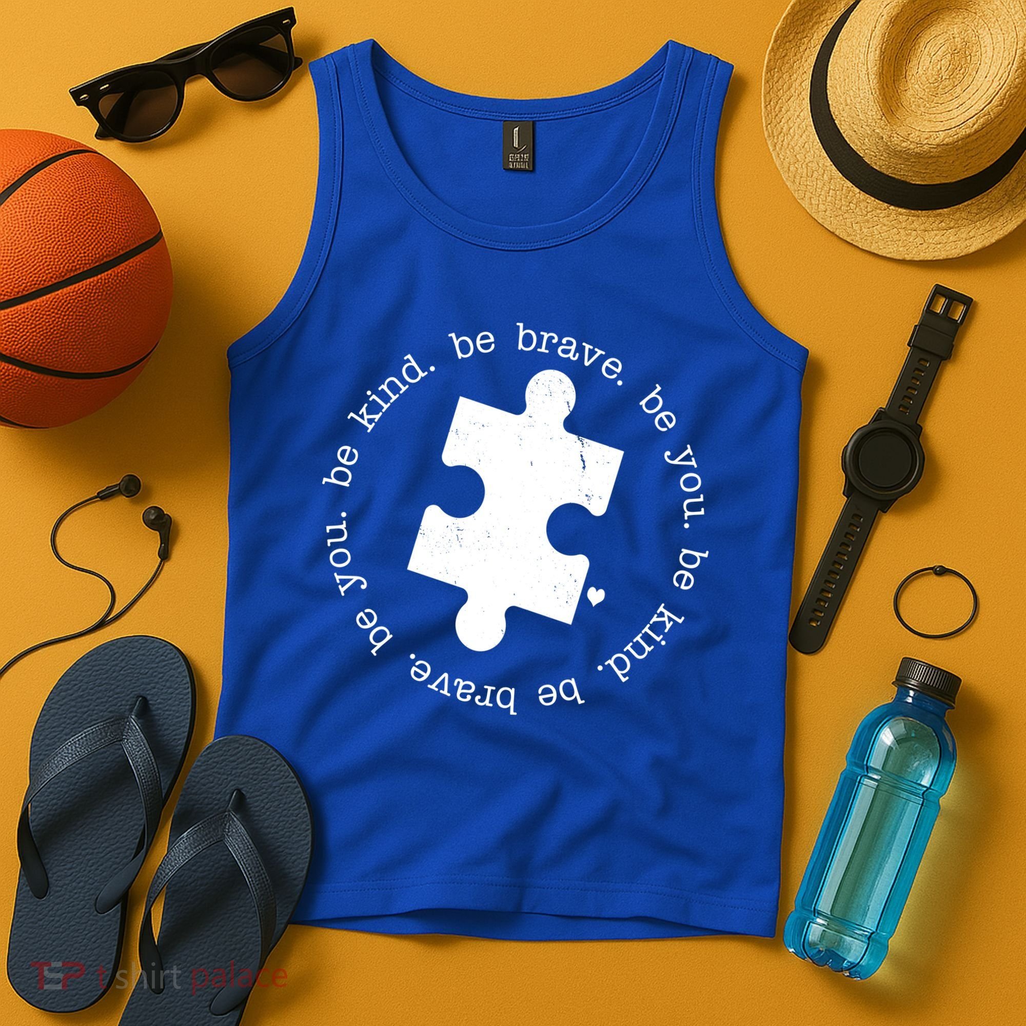 Autism Awareness Be You Quote Tank Top