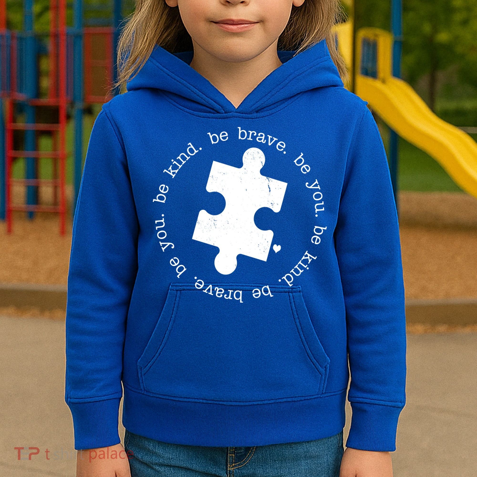 Autism Awareness Be You Quote Kids Hoodie