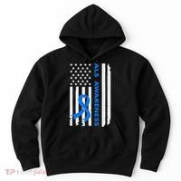 Als Awareness Blue Ribbon American Flag Hoodie thumb 0