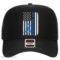 Als Awareness Blue Ribbon American Flag Hat thumb 0