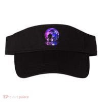 Alien And Bigfoot Full Moon Sasquatch Ufo Visor thumb 0