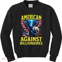 American Against Billionaires Kids Sweatshirt thumb 0