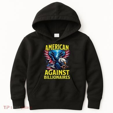 American Against Billionaires Kids Hoodie