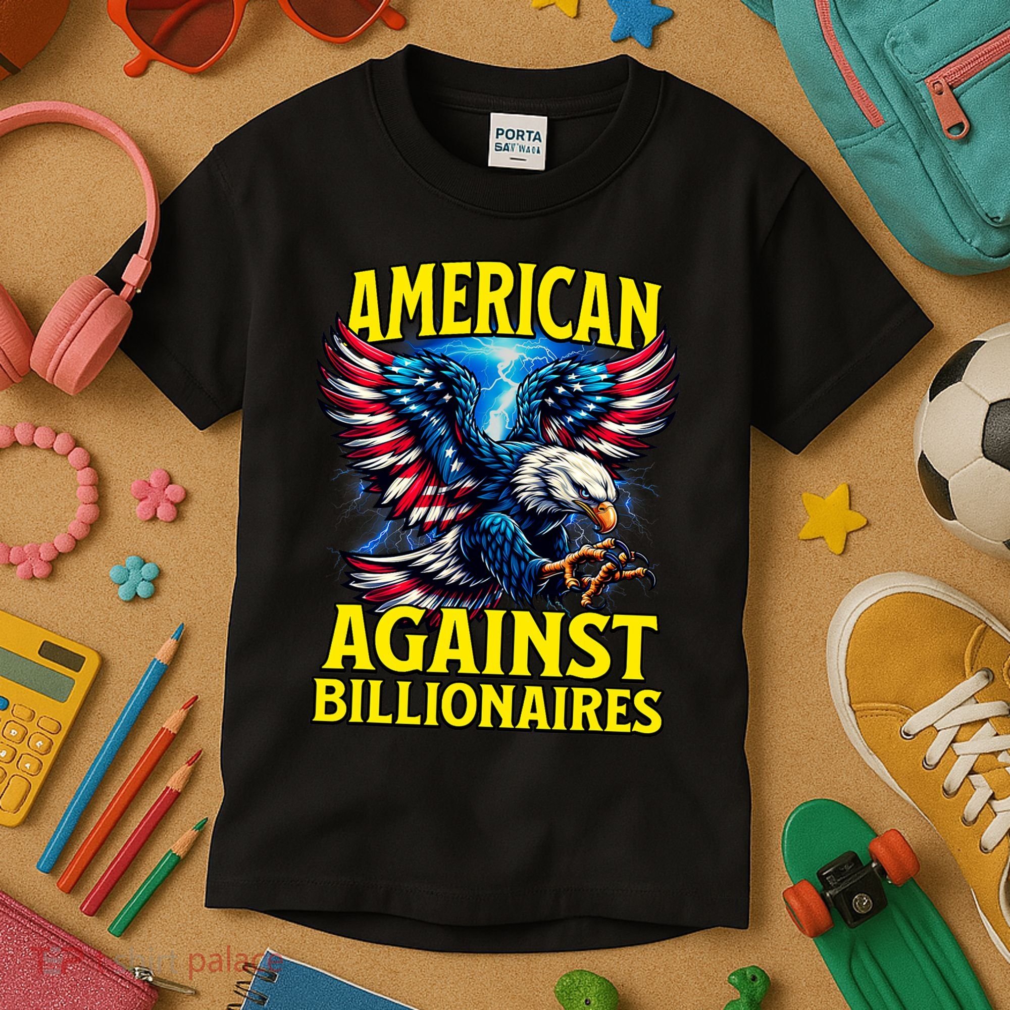 American Against Billionaires Kids T-Shirt
