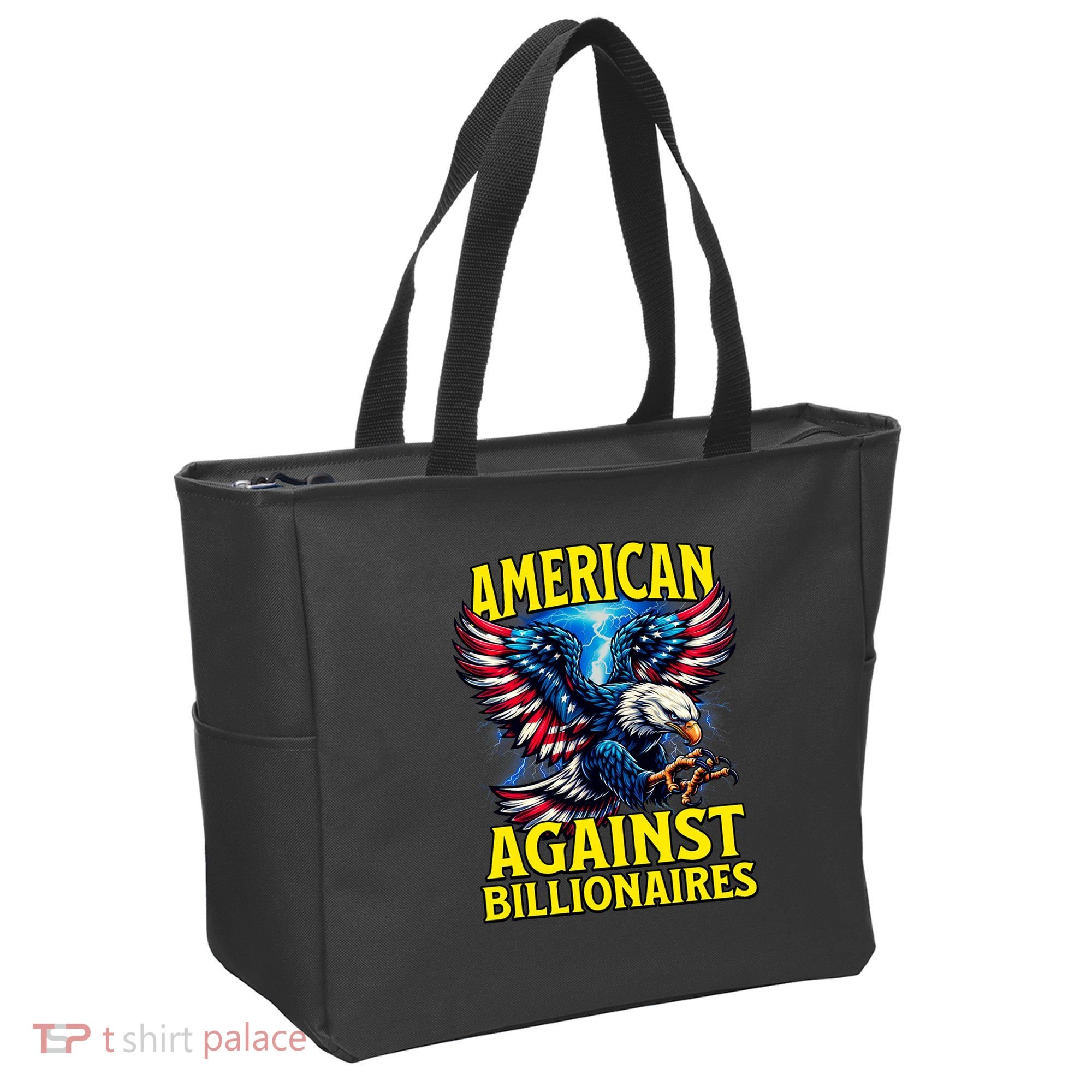American Against Billionaires Tote Bag