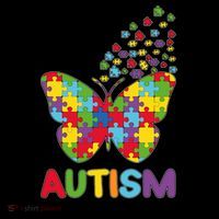 Autism Awareness Butterfly Puzzle Pieces Coffee Mug thumb 5