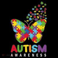 Autism Awareness Butterfly Puzzle Pieces Women's Hoodie thumb 2
