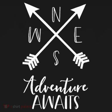 Adventure Awaits Boho Hiking Travel Arrows Compass Women's Perfect Tri Rocker Tank
