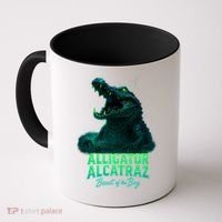 Alligator Alcatraz Beast Of The Bay Coffee Mug thumb 0