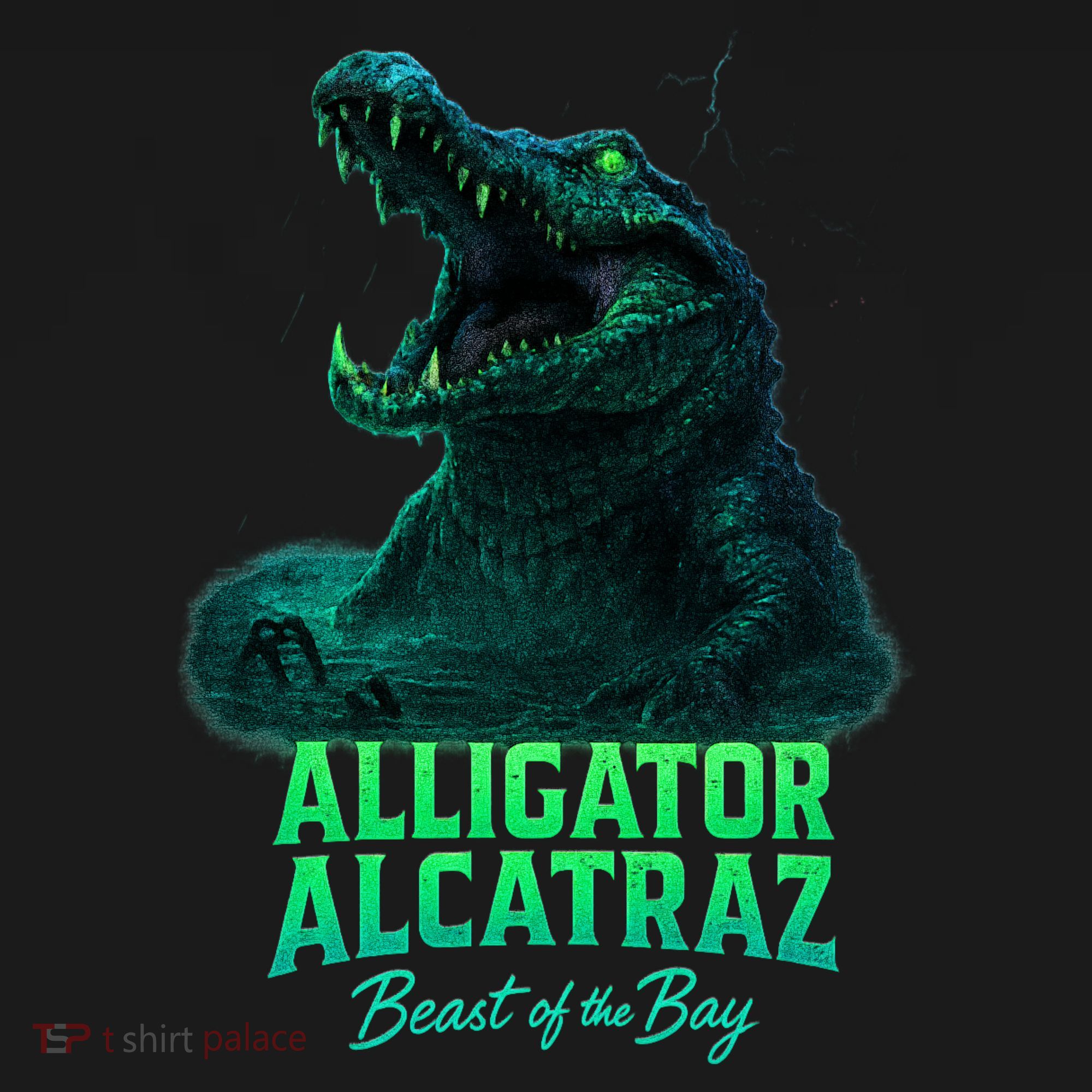 Alligator Alcatraz Beast Of The Bay Women's Hoodie