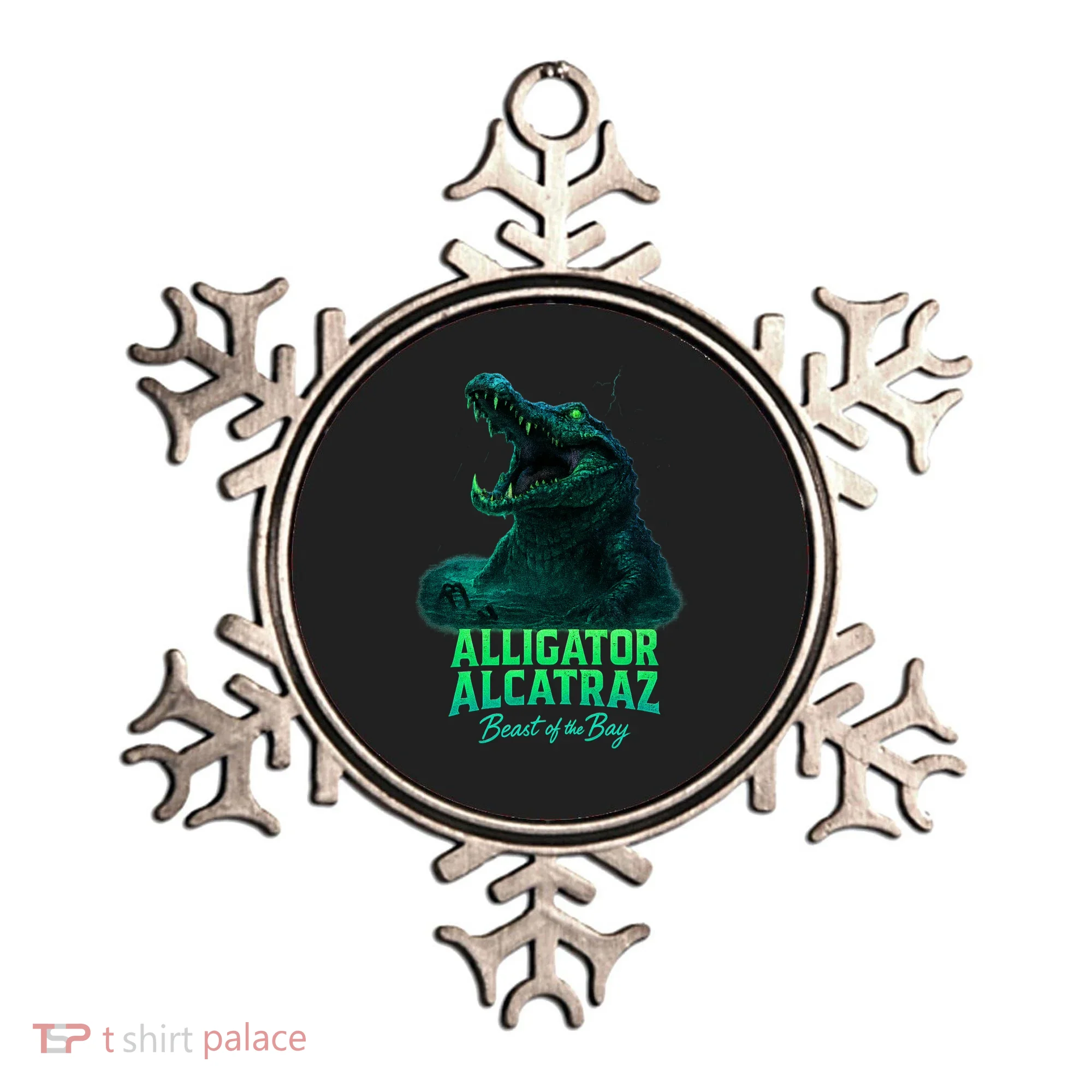 Alligator Alcatraz Beast Of The Bay Ornament